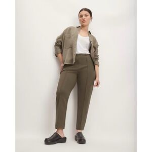 Everlane Dream pants in dark forest green